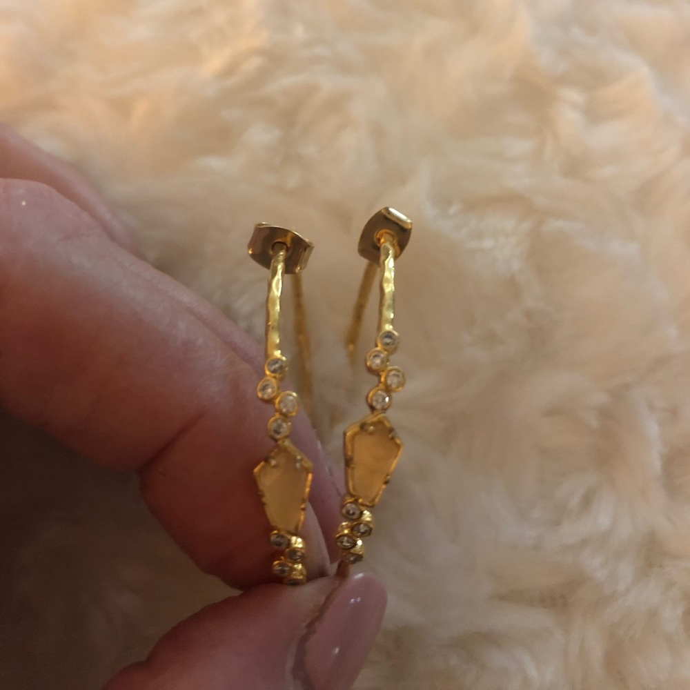 Gold earrings!